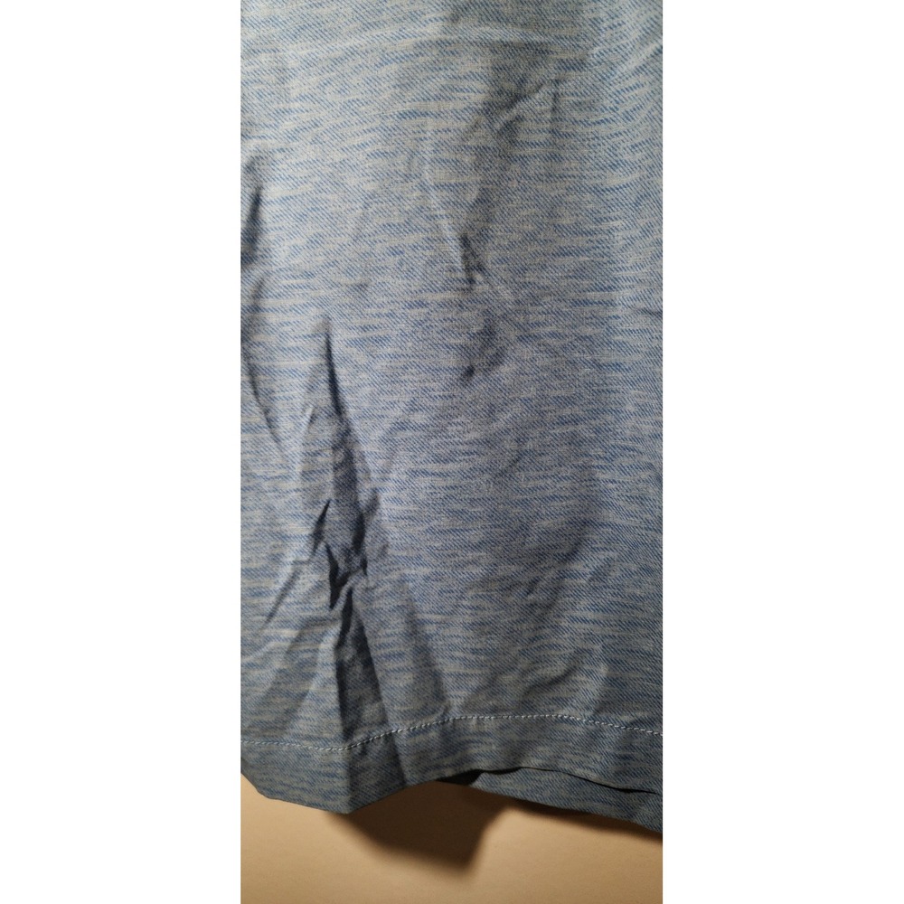 TravisMathew Beck Mens Golf Shorts Blue Heathered Stretch Size 34 10in Inseam - Picture 5 of 6